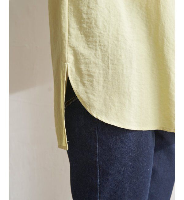 ikka「前後2WAYバンドカラーシャツ」|シャツ・ブラウス|