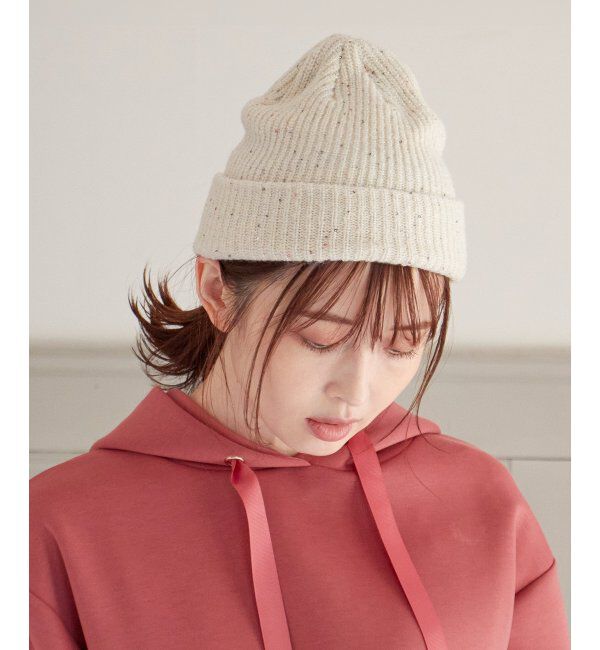 ikka「スパンコールラメ混ニットワッチ」|その他|オフホワイト