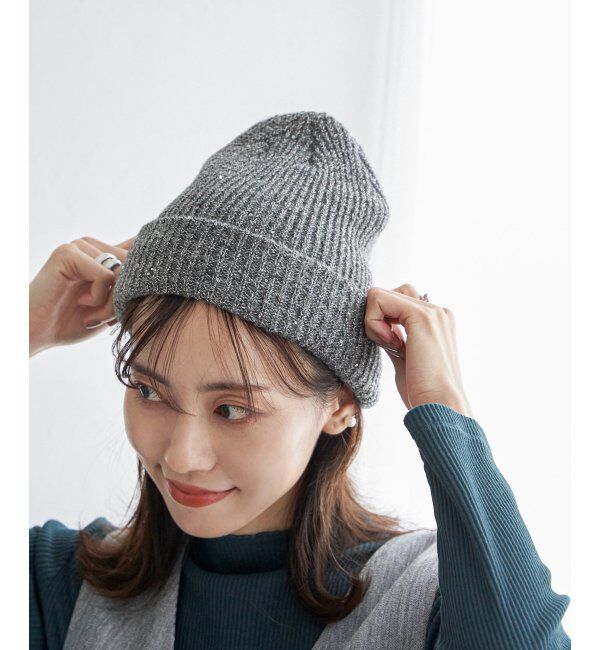 ikka「スパンコールラメ混ニットワッチ」|その他|