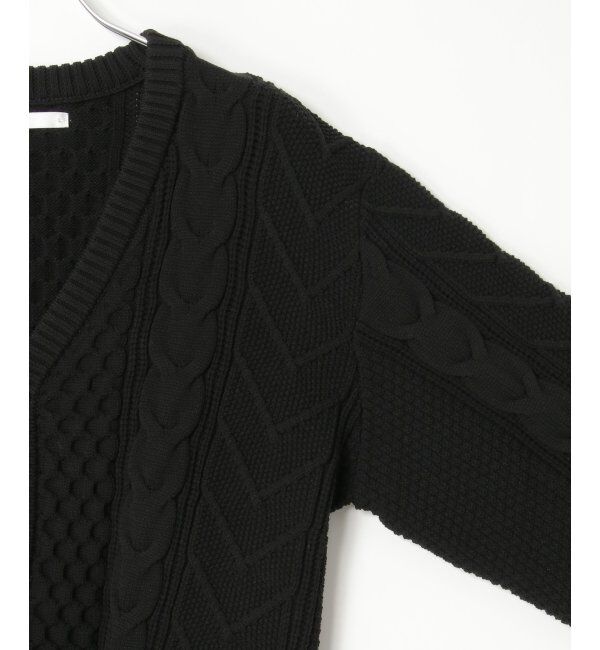 ikka「GOKU楽ニットケーブルカーディガン」|その他|