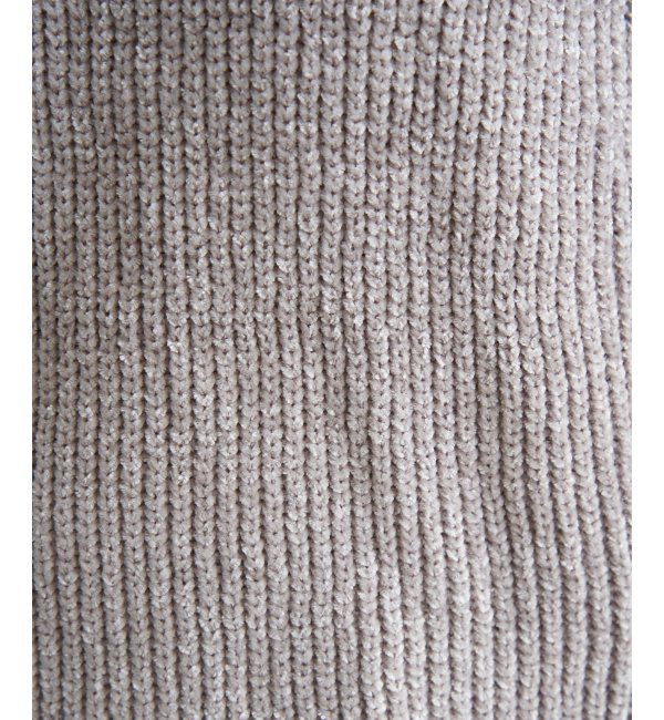 ikka「畦編みモールニットプルオーバー」|プルオーバー|