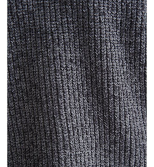 ikka「畦編みモールニットプルオーバー」|プルオーバー|