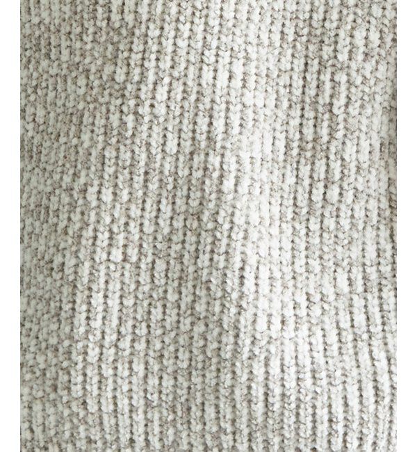 ikka「畦編みモールニットプルオーバー」|プルオーバー|