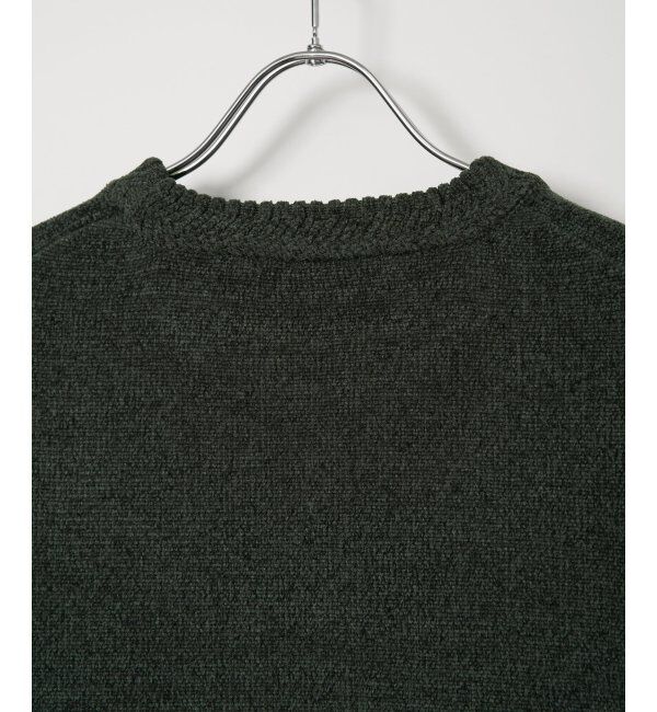 ikka「Wフェイスモールクルーニット」|プルオーバー|