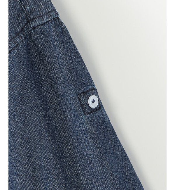 ikka kids「【親子コーデ】リネンライク7分袖2WAYシャツ（110~160cm）」|シャツ・ブラウス|