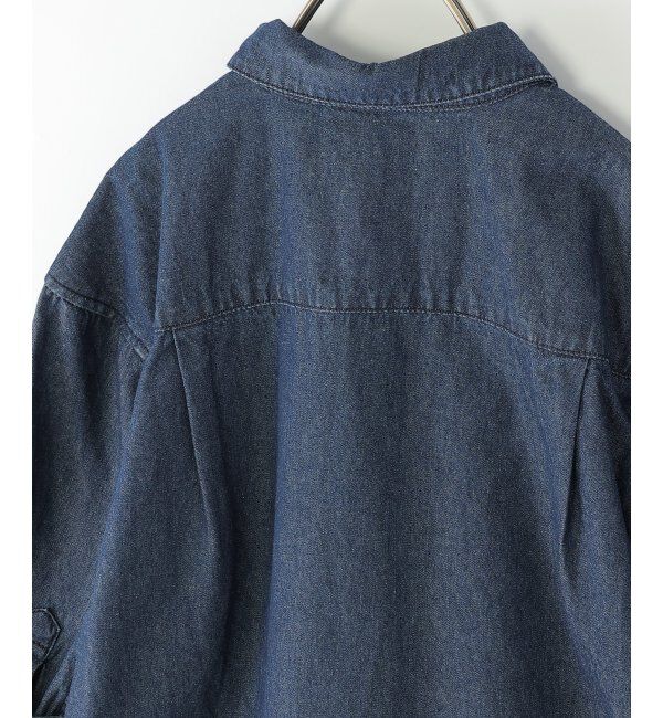 ikka kids「【親子コーデ】リネンライク7分袖2WAYシャツ（110~160cm）」|シャツ・ブラウス|