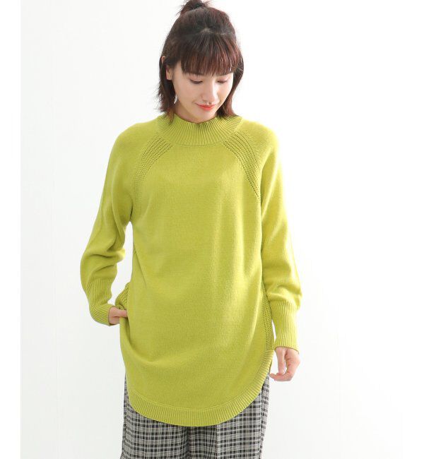 Lbc with Life「裾ラウンドニット」|カーディガン|