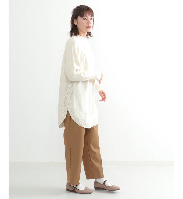 Lbc with Life「裾ラウンドニット」|カーディガン|