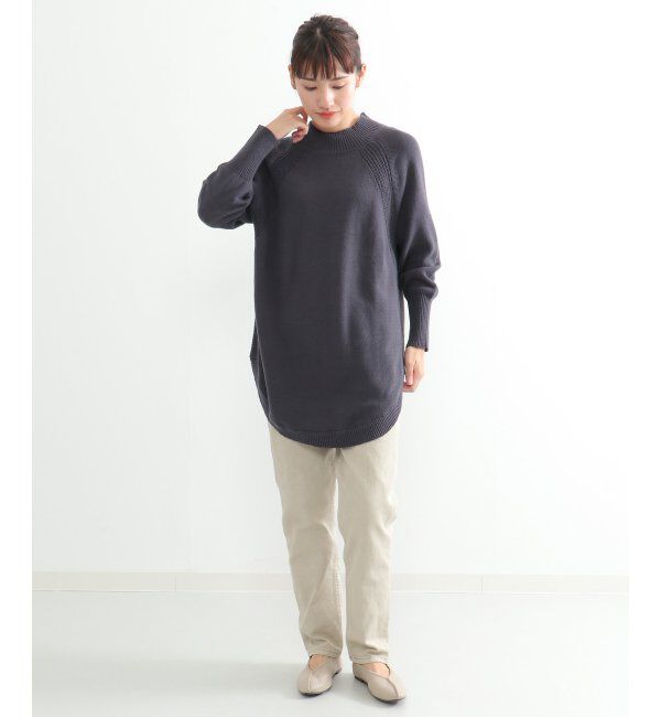 Lbc with Life「裾ラウンドニット」|カーディガン|