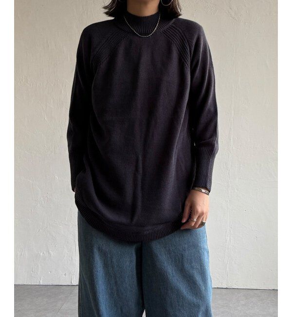 Lbc with Life「裾ラウンドニット」|カーディガン|