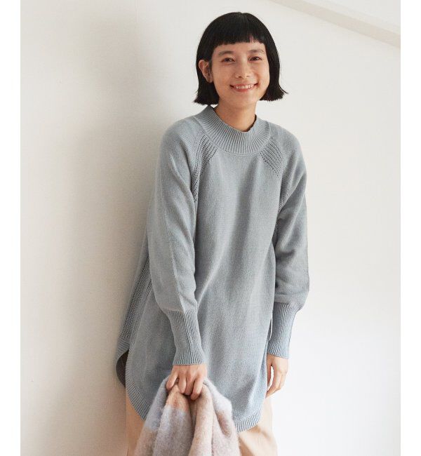 Lbc with Life「裾ラウンドニット」|カーディガン|