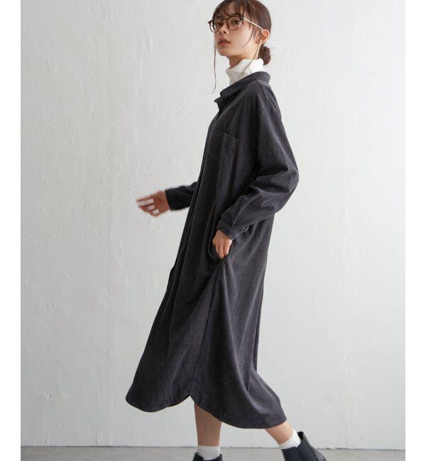 Lbc with Life「コーデュロイワンピース」|ワンピース|