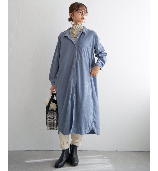 Lbc with Life「コーデュロイワンピース」|ワンピース|