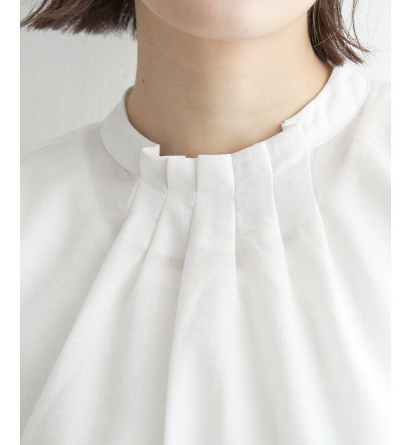 Lbc with Life「襟タックフリルブラウス」|シャツ・ブラウス|