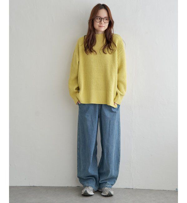 Lbc with Life「マットモール畦ニットプルオーバー」|カーディガン|