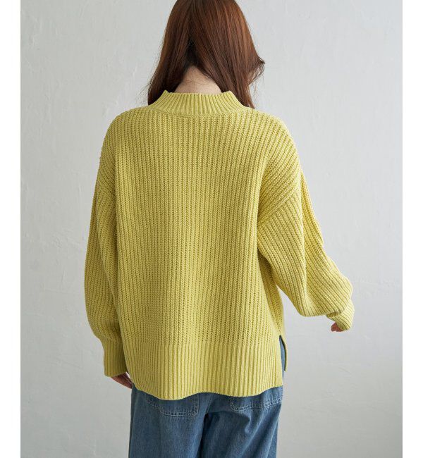 Lbc with Life「マットモール畦ニットプルオーバー」|カーディガン|