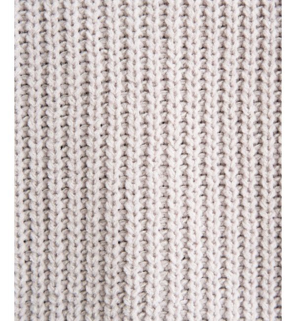 Lbc with Life「マットモール畦ニットプルオーバー」|カーディガン|