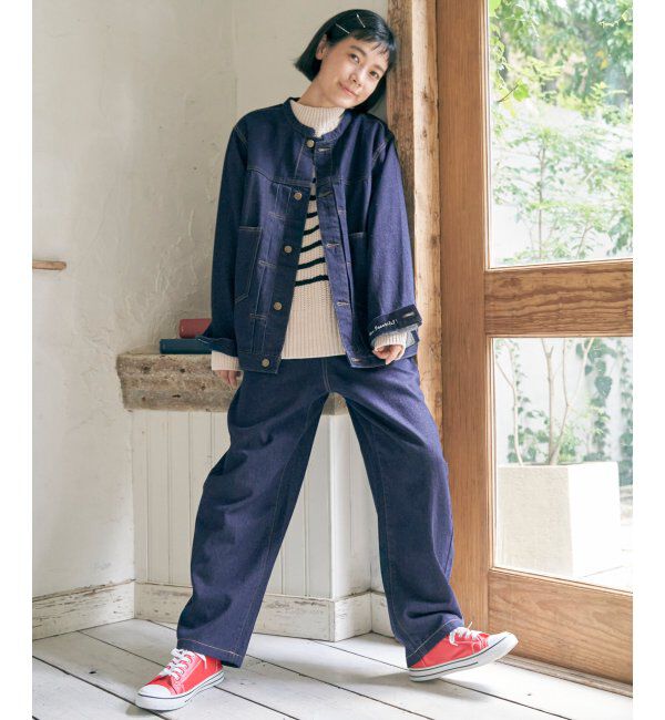 Lbc with Life「マットモール畦ニットプルオーバー」|カーディガン|