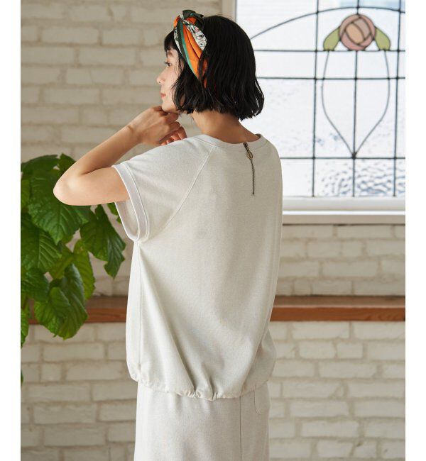 Lbc with Life「ラメ裏毛2WAYジップベストプルオーバー」|その他|