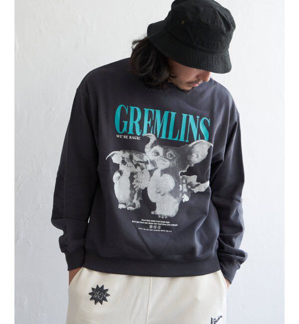 VENCE share style「GREMLINS グレムリン フォトプリントトレーナー」|Tシャツ・カットソー|チャコール