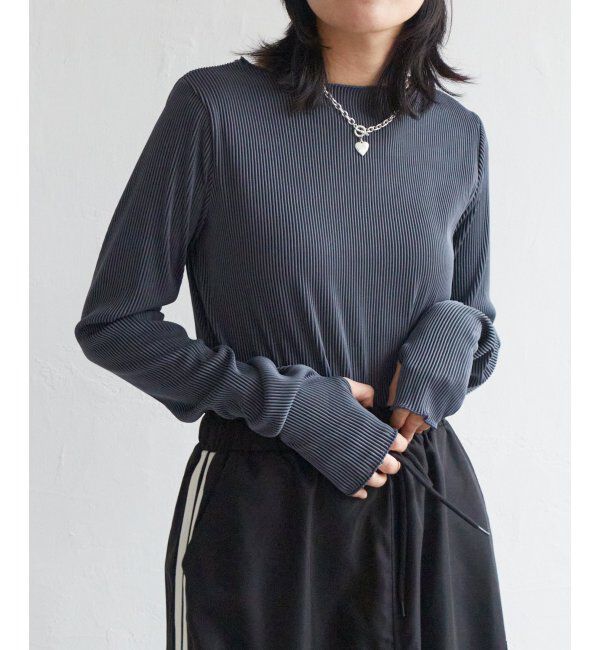 VENCE share style「ツートーン指穴開きトップス」|その他|