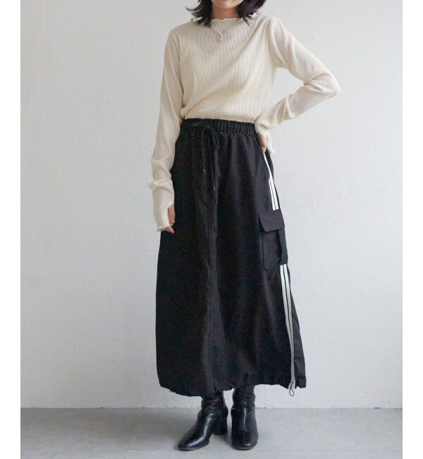 VENCE share style「ツートーン指穴開きトップス」|その他|