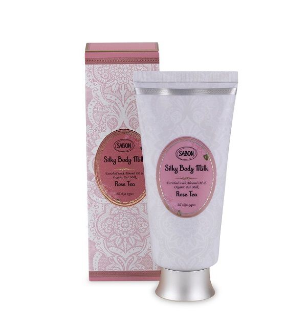 SABON「シルキーボディミルク」|ボディ保湿|ローズティー