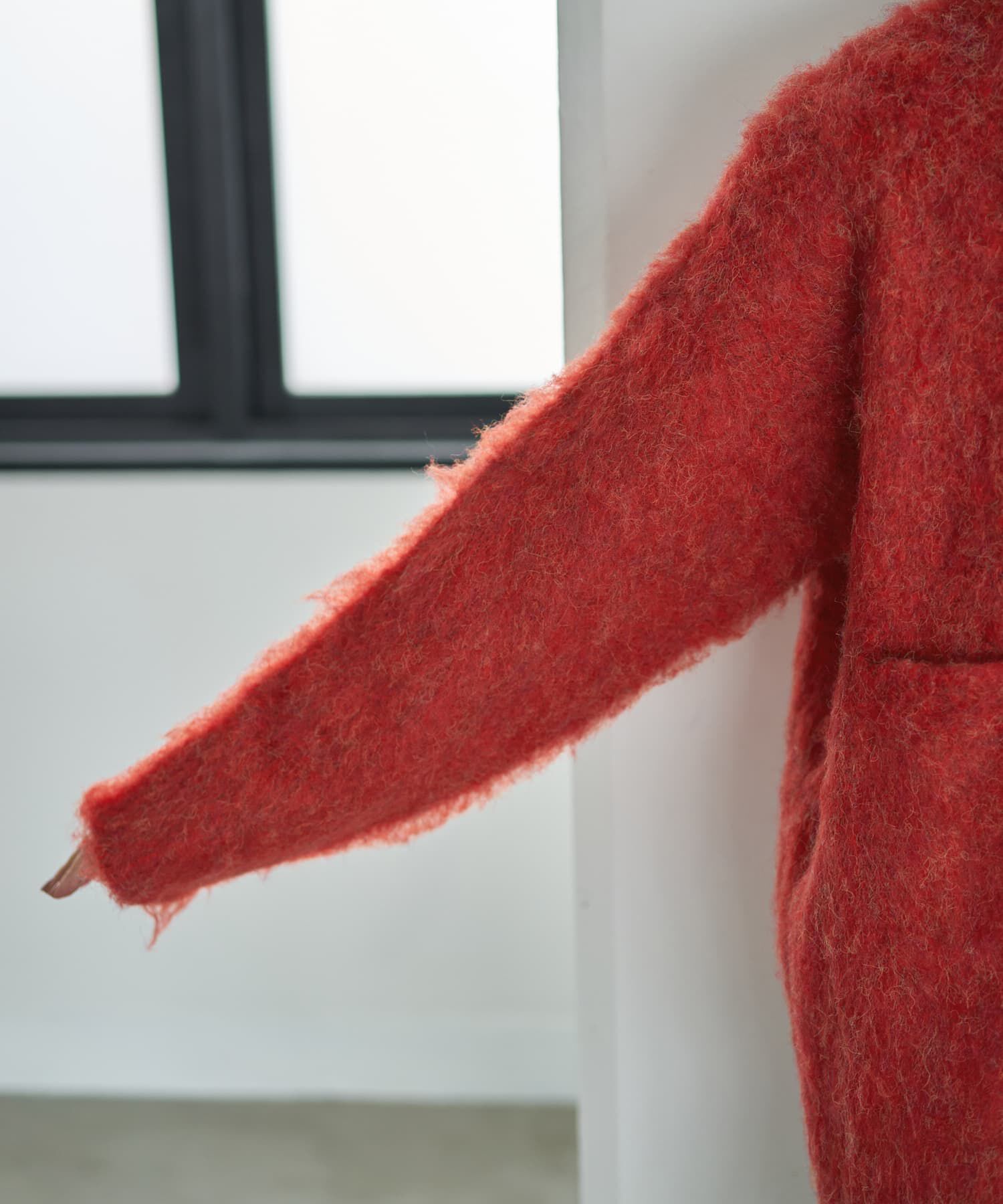 STYLE DELI「【LUXE】毛起こしブークレポケットカーディガン」|ニット・セーター|