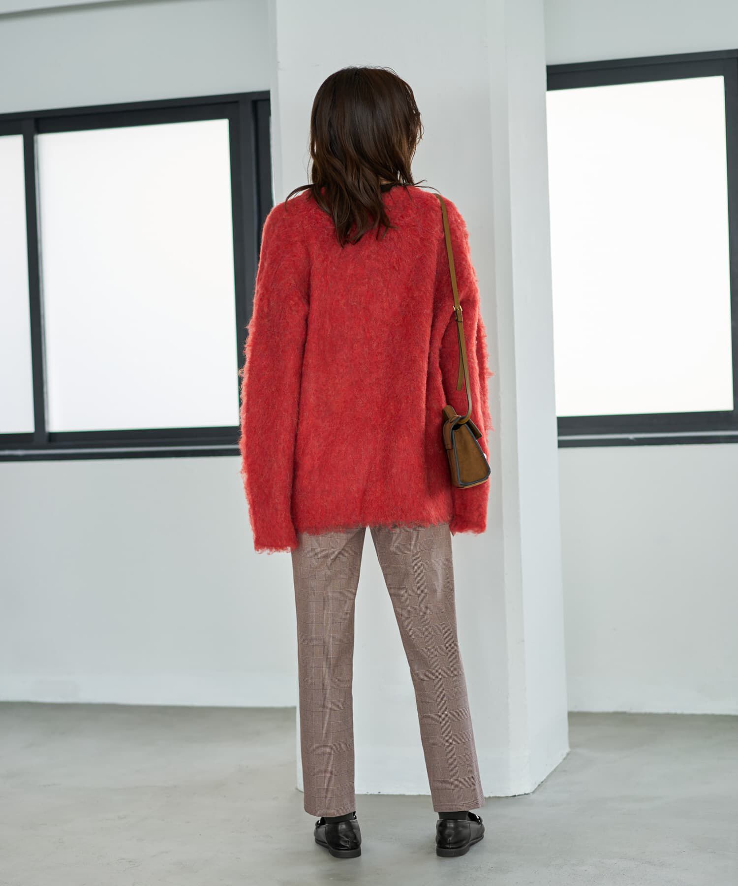 STYLE DELI「【LUXE】毛起こしブークレポケットカーディガン」|ニット・セーター|