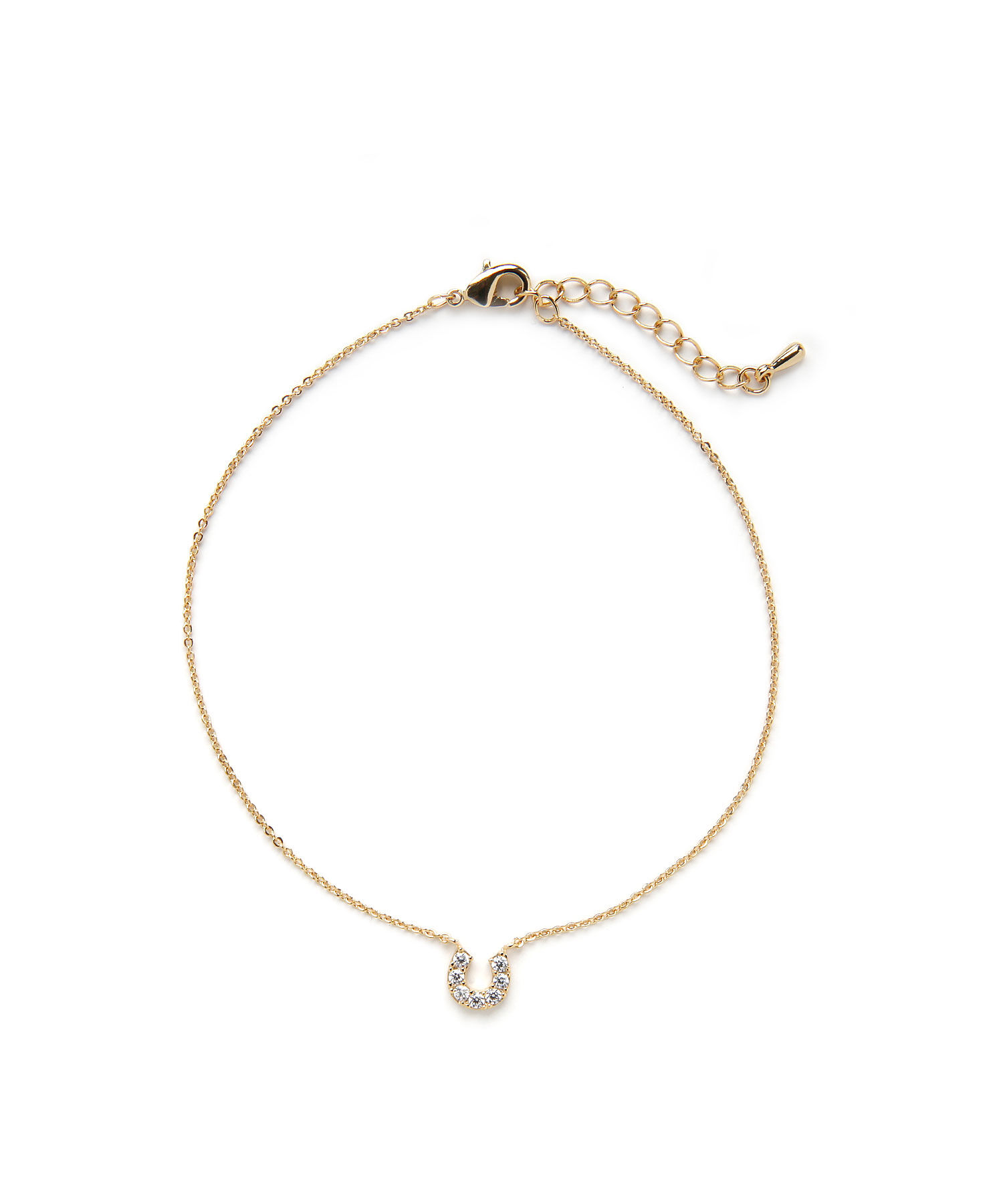 colleca la「ストーン付き ホースシューアンクレット」|アンクレット|