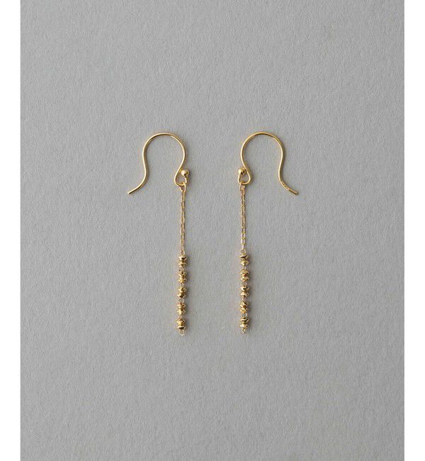 ete「K18YG e_Grain ピアス」|ピアス|イエローゴールド