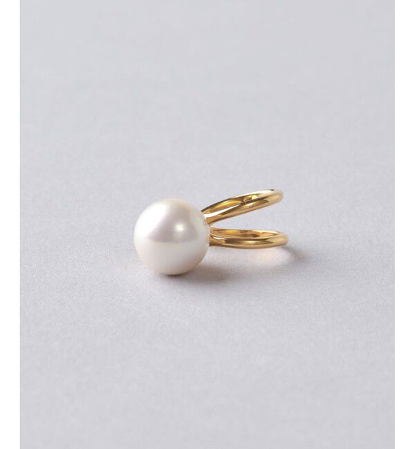 Jouete「コンチャカフス パール」|イヤーカフ|イエローゴールド