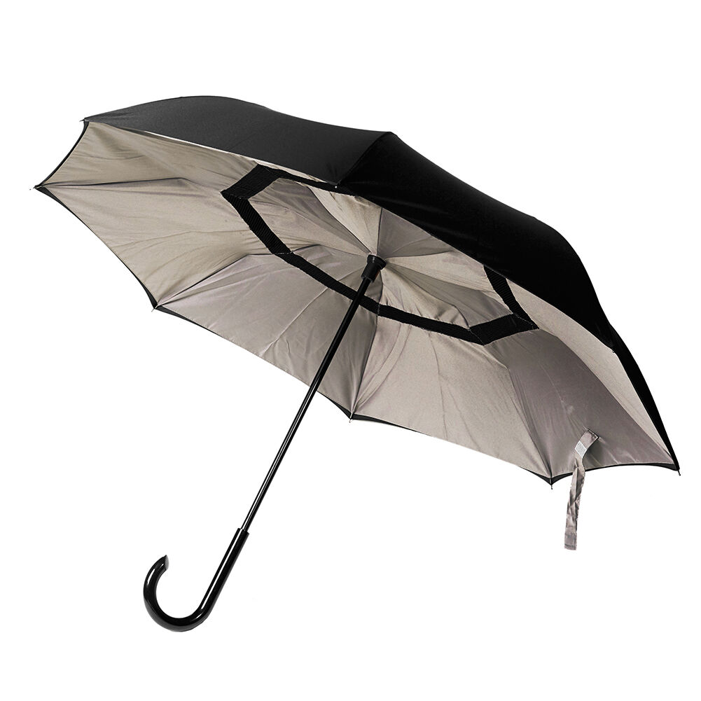 BACKYARD FAMILY「2重傘 逆さ傘 長傘 circus サーカス 通販 レディース メンズ 逆さま傘 逆向き」|傘|ベージュ1