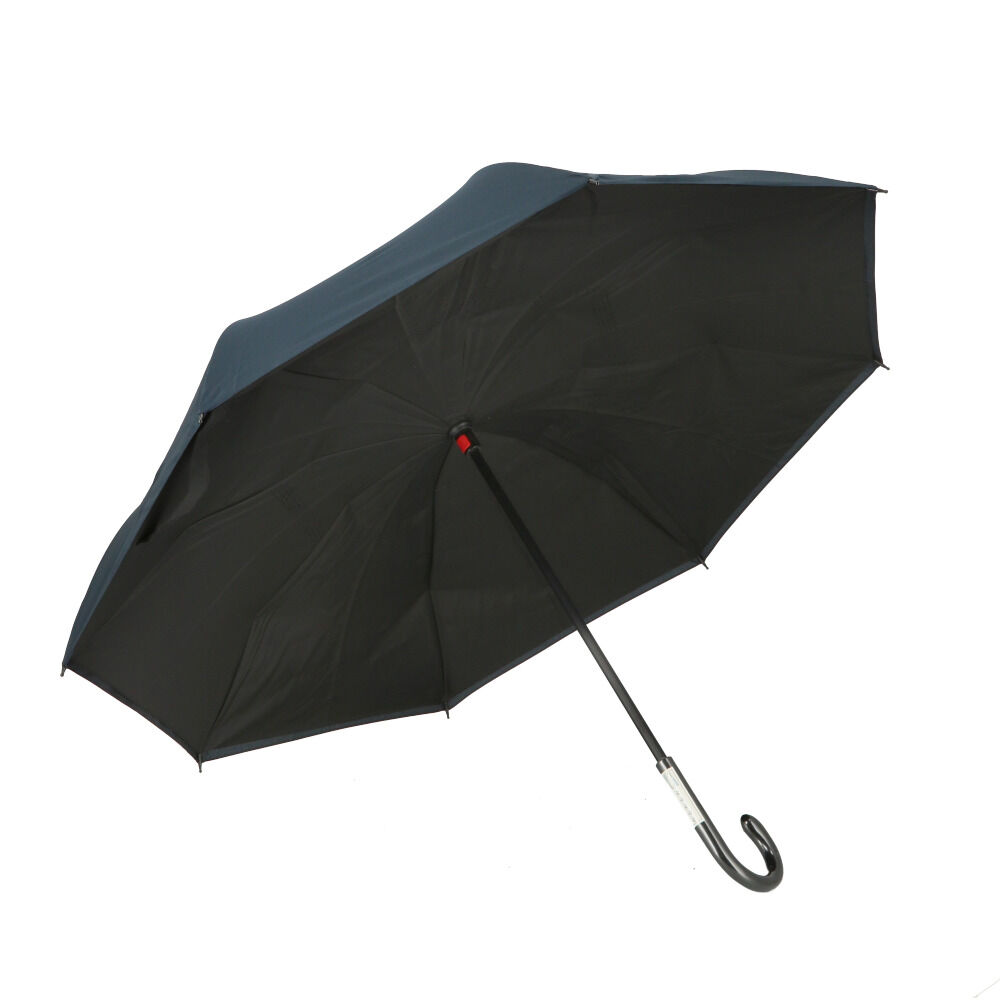 BACKYARD FAMILY「逆さ傘 傘 60cm 通販 レディース メンズ 逆さま傘 長傘 軽量 グラスファイバー骨 大きい」|傘|ブルー1