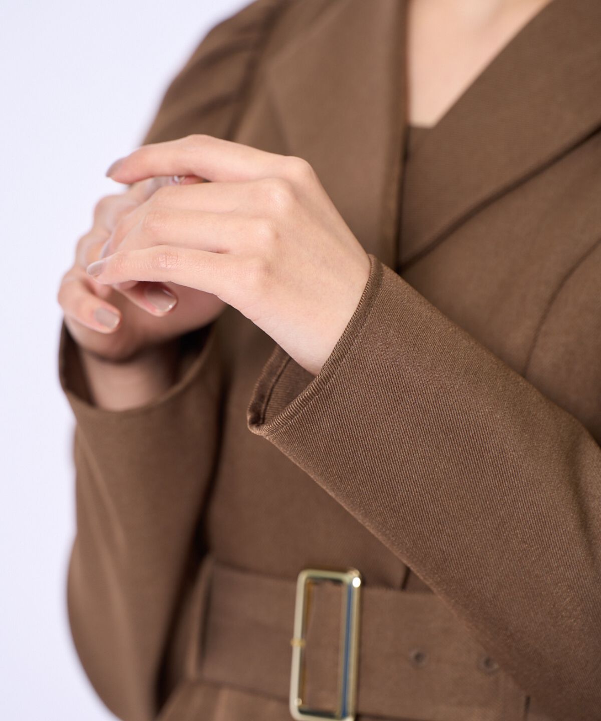 アンドクチュール「プリーツレイヤードワンピース」|ワンピース|