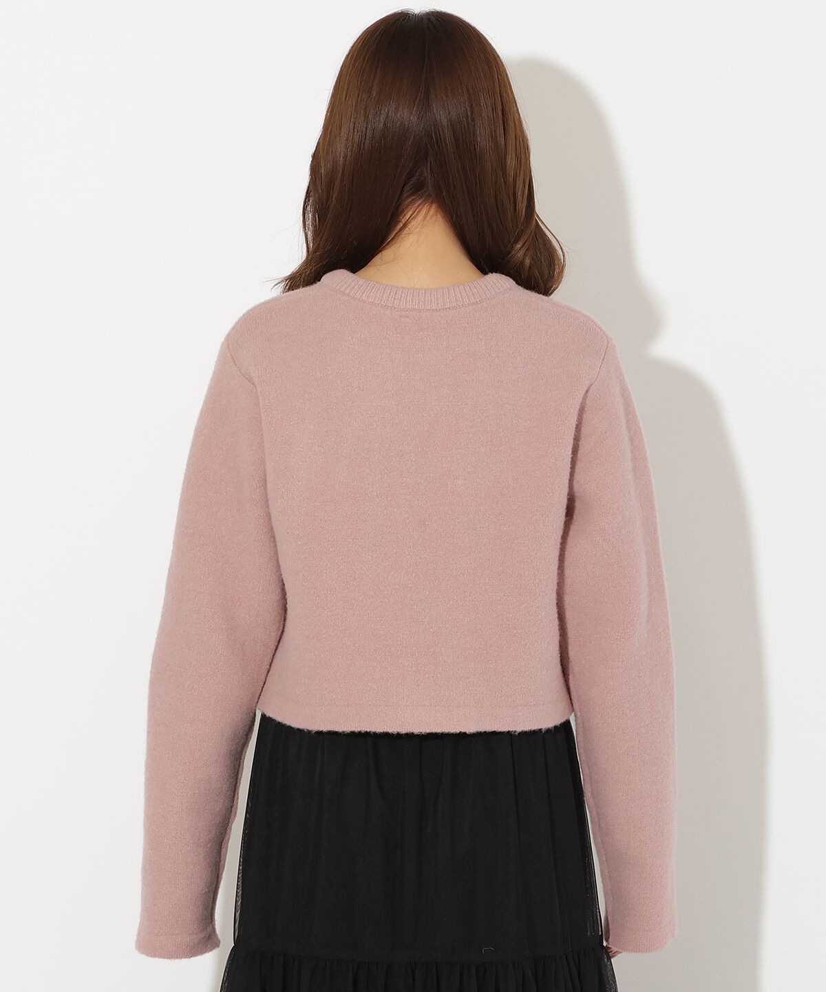 アンドクチュール「ビジュー付きニットカーディガン」|カーディガン|