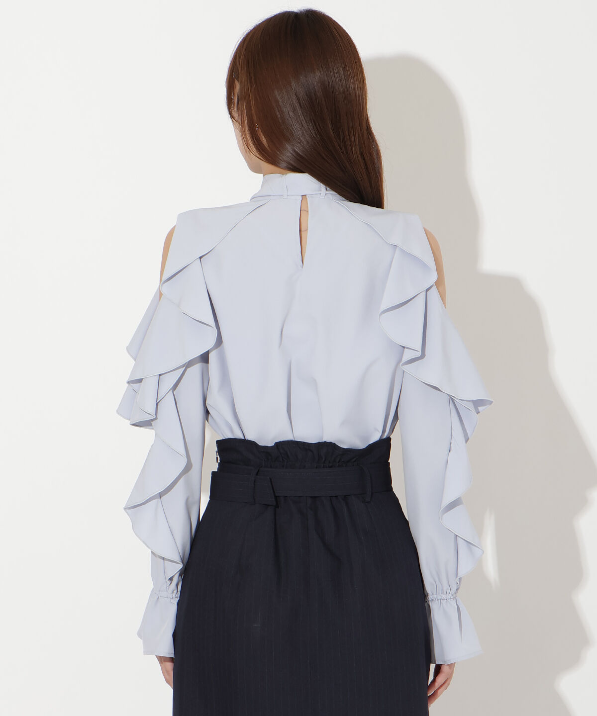 アンドクチュール「フリルボウタイブラウス」|シャツ・ブラウス|
