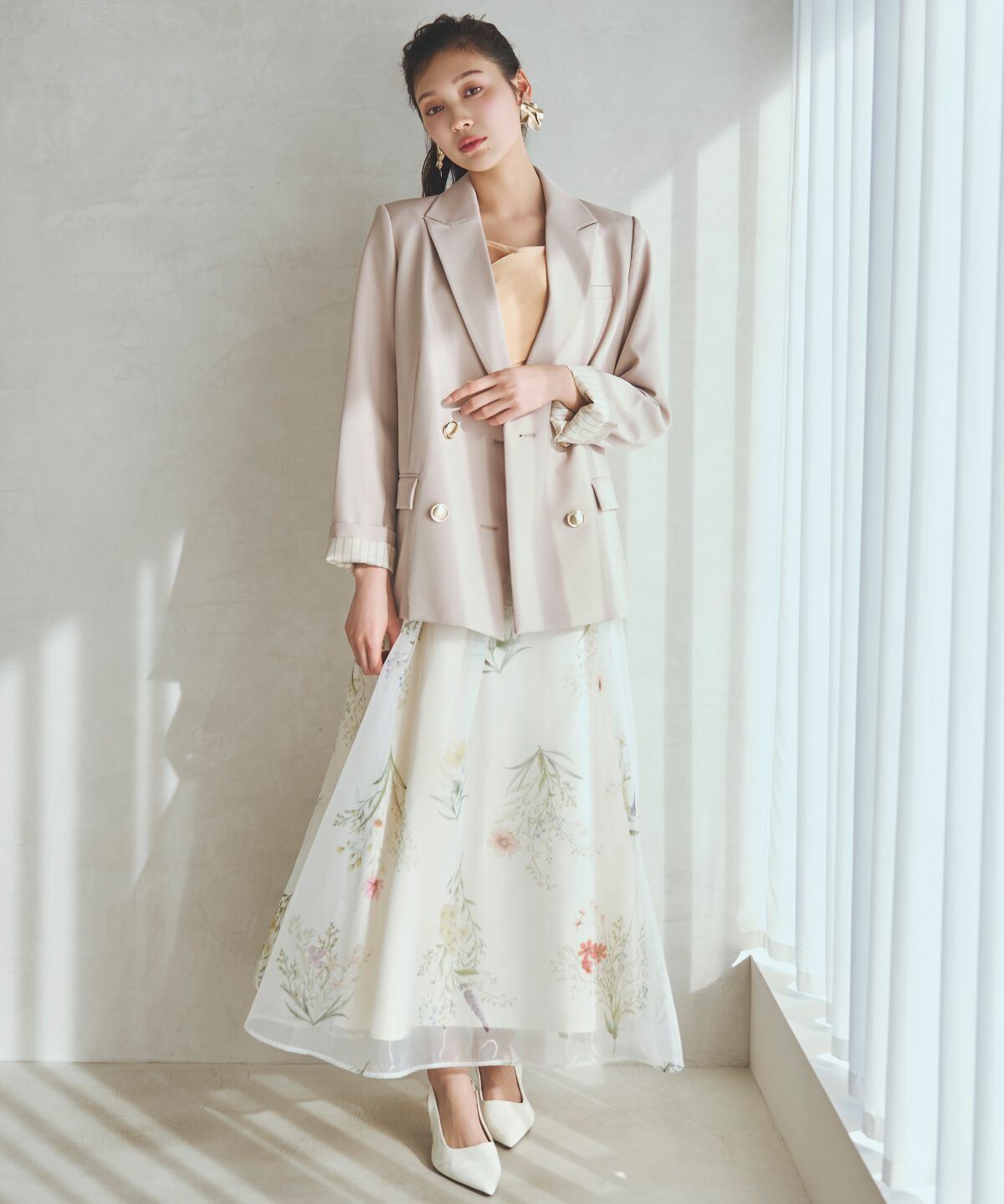 アンドクチュール「ダブルテーラードジャケット」|テーラードジャケット|