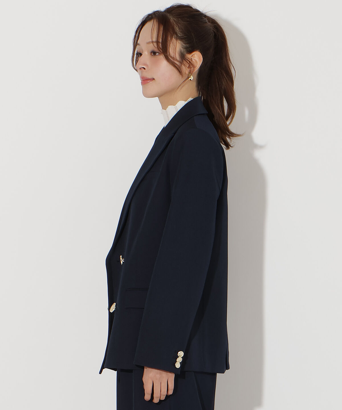 アンドクチュール「ダブルテーラードジャケット」|テーラードジャケット|