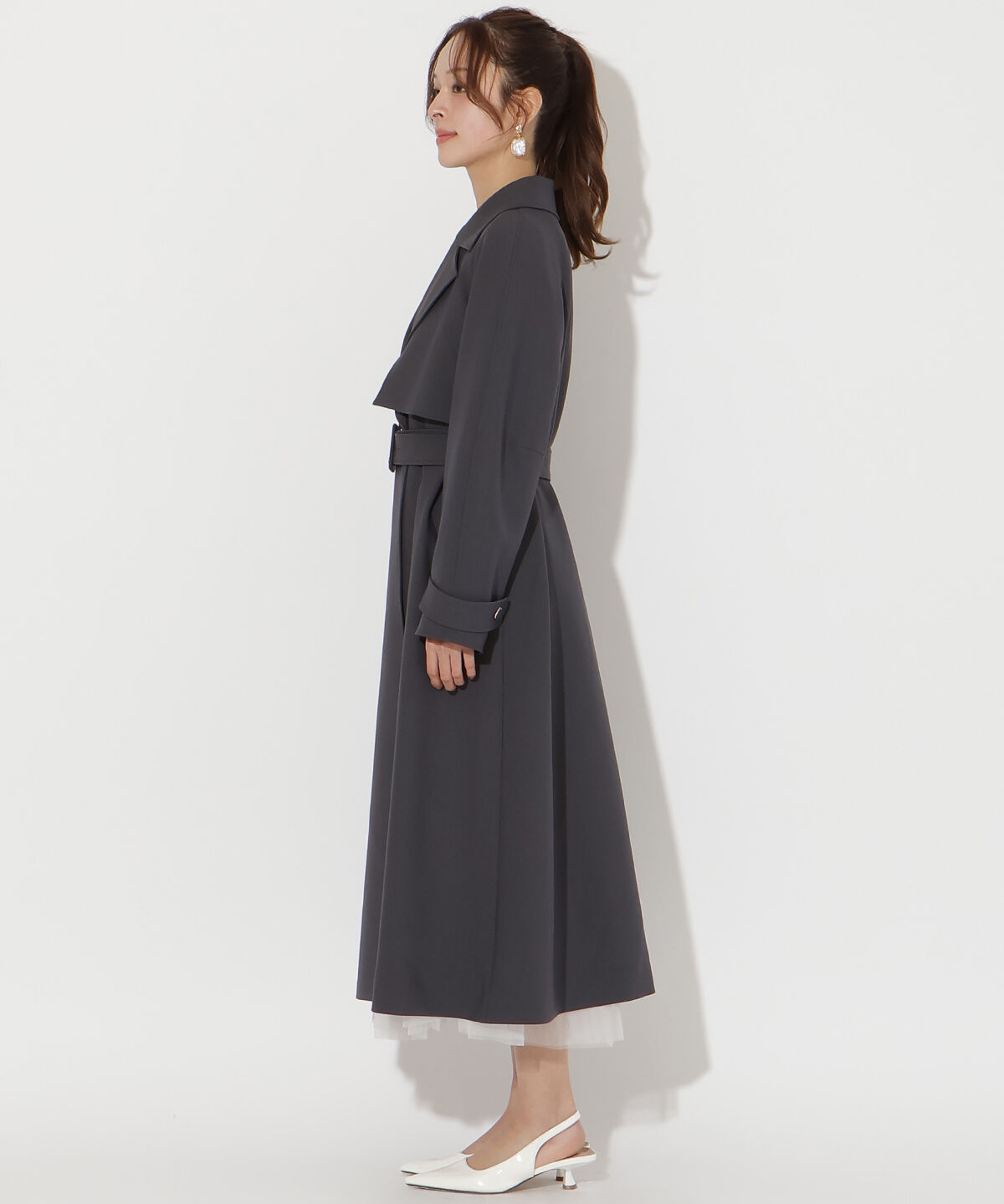 アンドクチュール「フラップ付きロングコート」|その他|