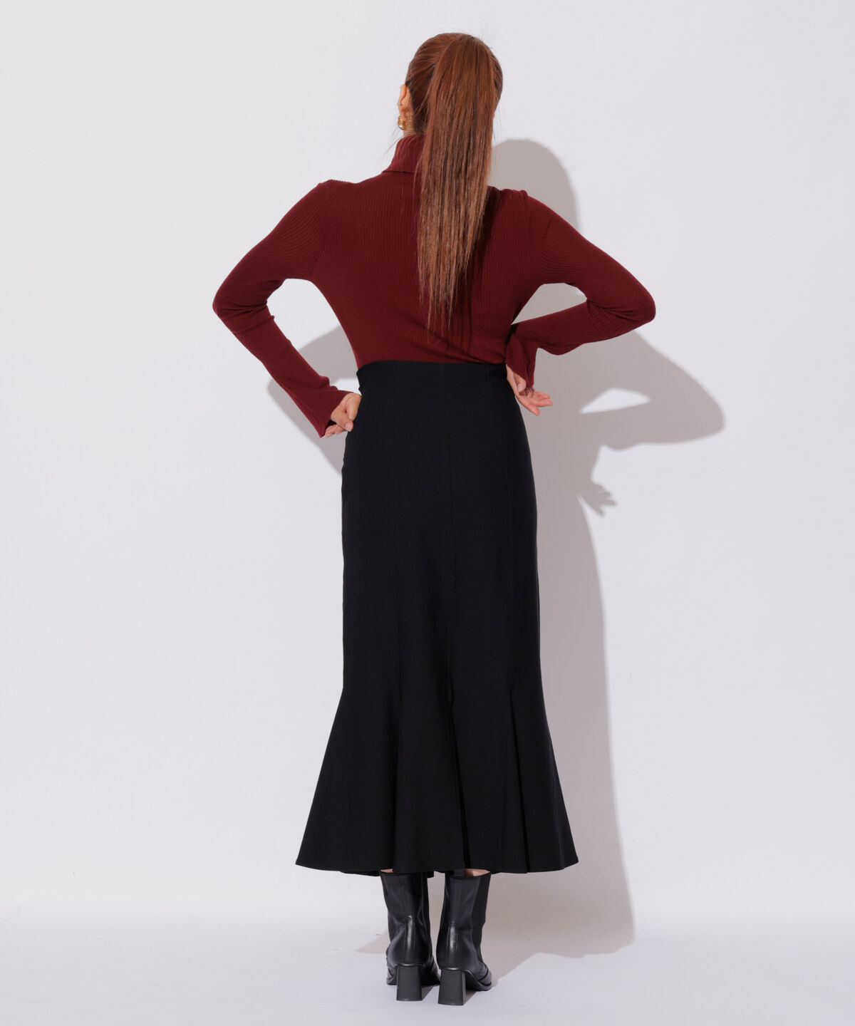 REDYAZEL「ビット付きマーメイドスカート」|タイト|