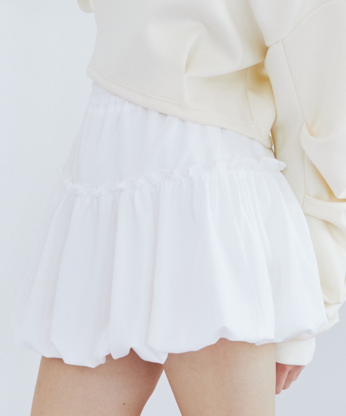 REDYAZEL「バルーンミニスカート」|フレア|
