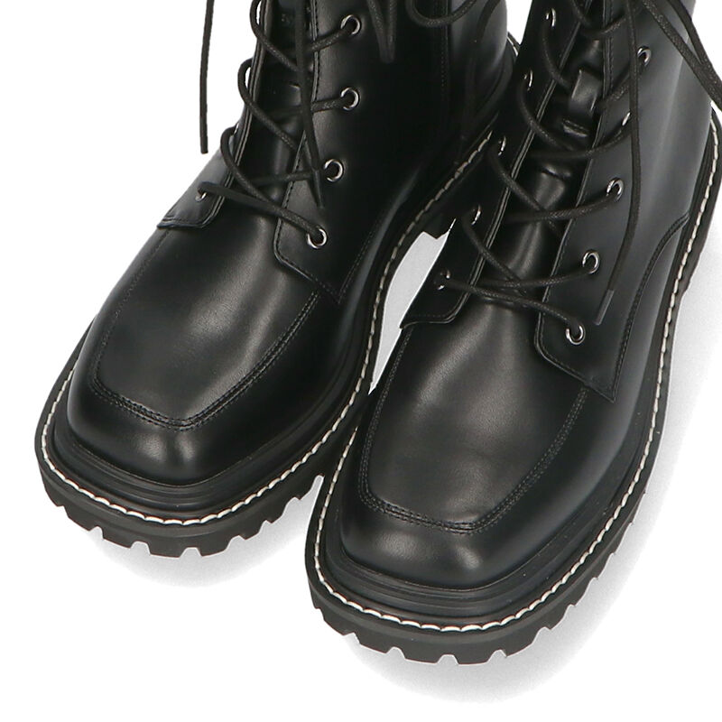 ORiental TRaffic「スクエアトゥレースアップブーツ/31413」|ショートブーツ|