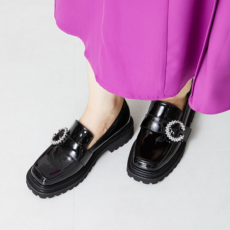 ORiental TRaffic「厚底ビジューバックルベルトシューズ/31315」|ビジネス・ドレスシューズ|