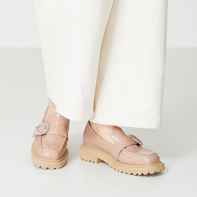 ORiental TRaffic「厚底ビジューバックルベルトシューズ/31315」|ビジネス・ドレスシューズ|