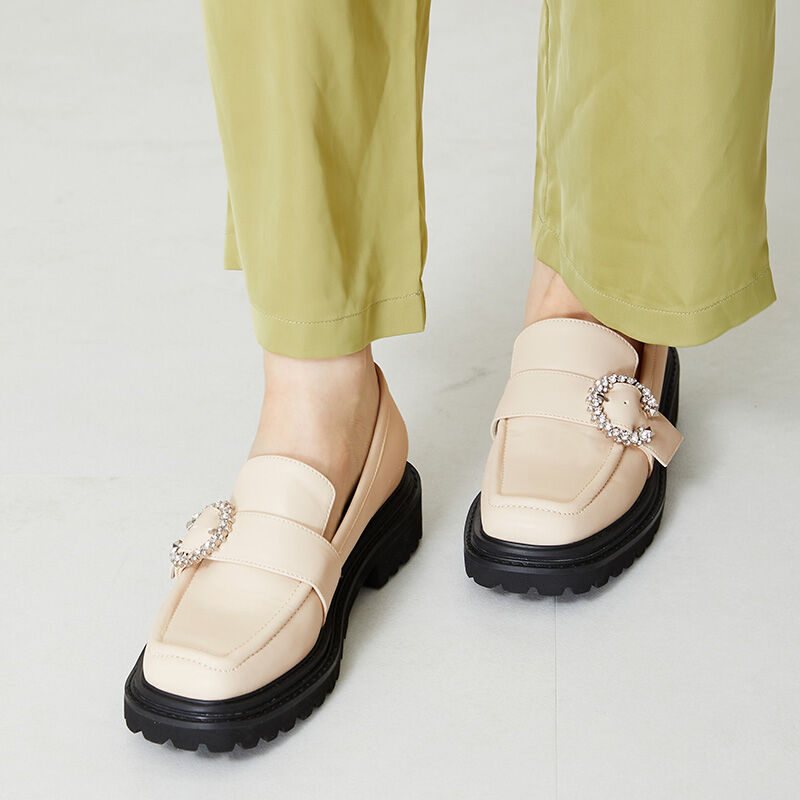 ORiental TRaffic「厚底ビジューバックルベルトシューズ/31315」|ビジネス・ドレスシューズ|WH