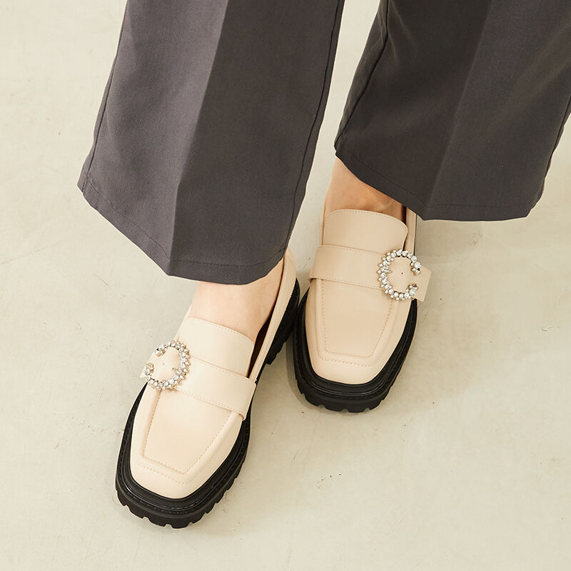 ORiental TRaffic「厚底ビジューバックルベルトシューズ/31315」|ビジネス・ドレスシューズ|