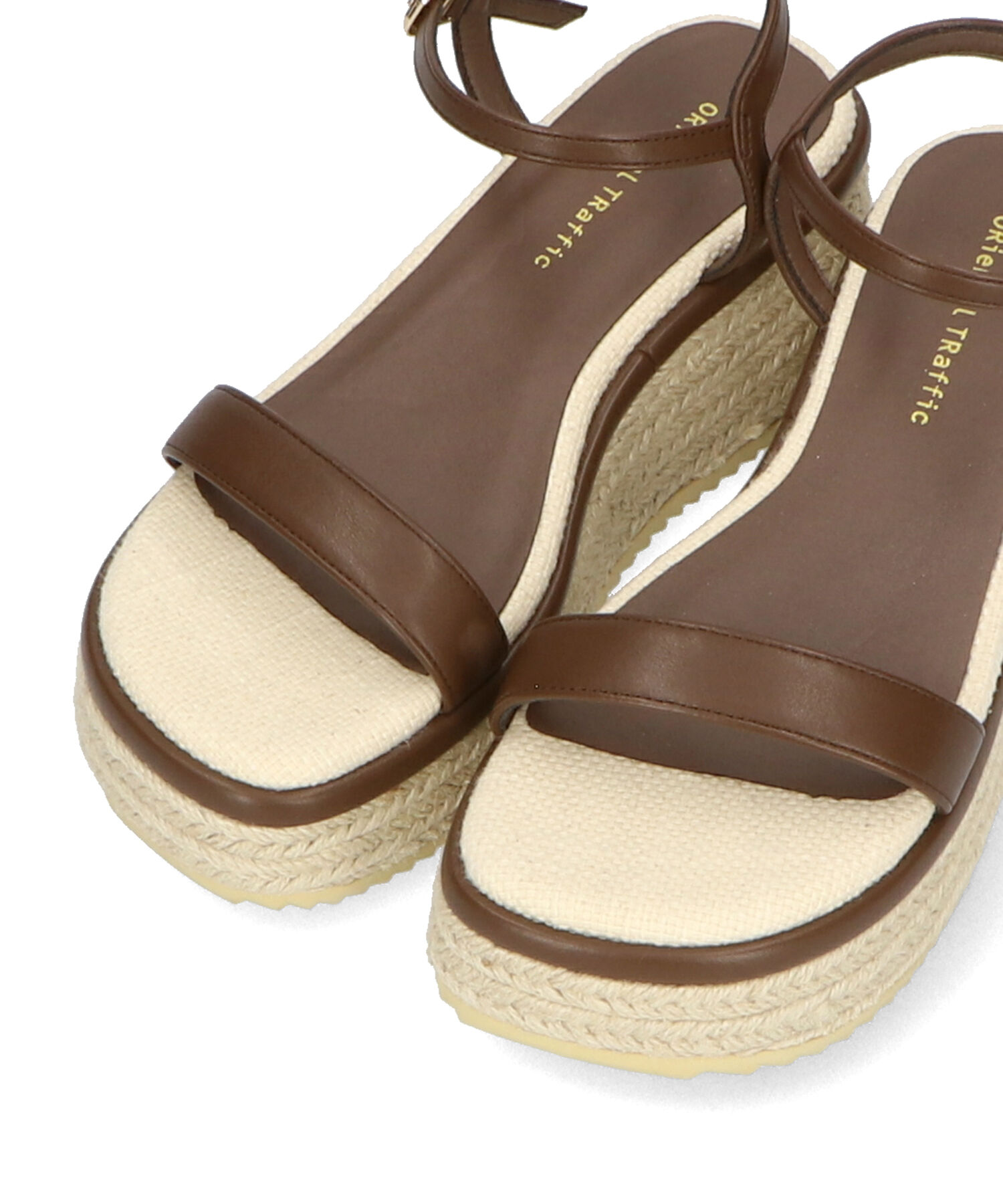 ORiental TRaffic「【アウトレット価格】厚底ジュートソールサンダル/41224 厚底 サンダル 人気 トレンド 売れてる」|サンダル|