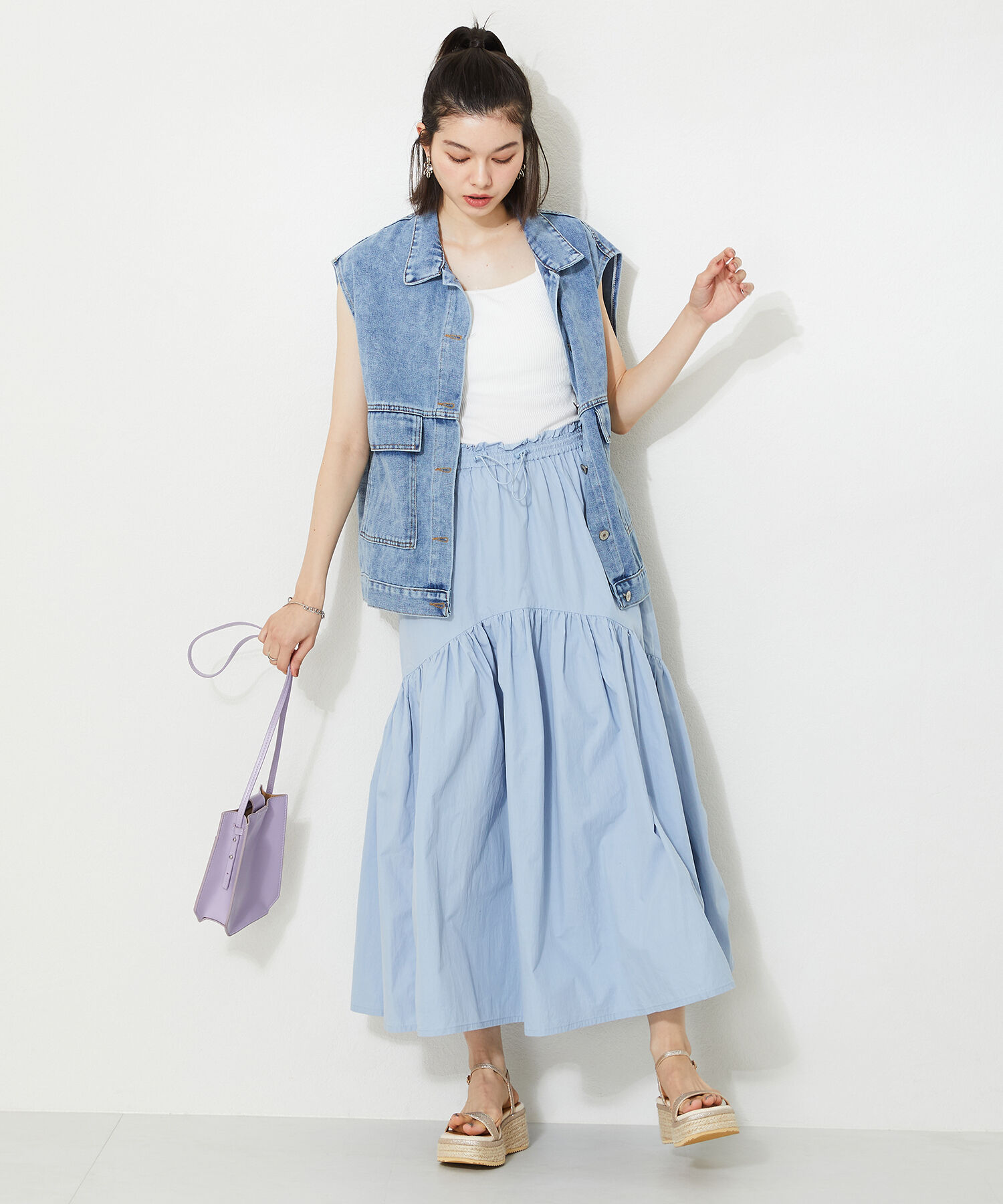 ORiental TRaffic「【アウトレット価格】厚底ジュートソールサンダル/41224 厚底 サンダル 人気 トレンド 売れてる」|サンダル|