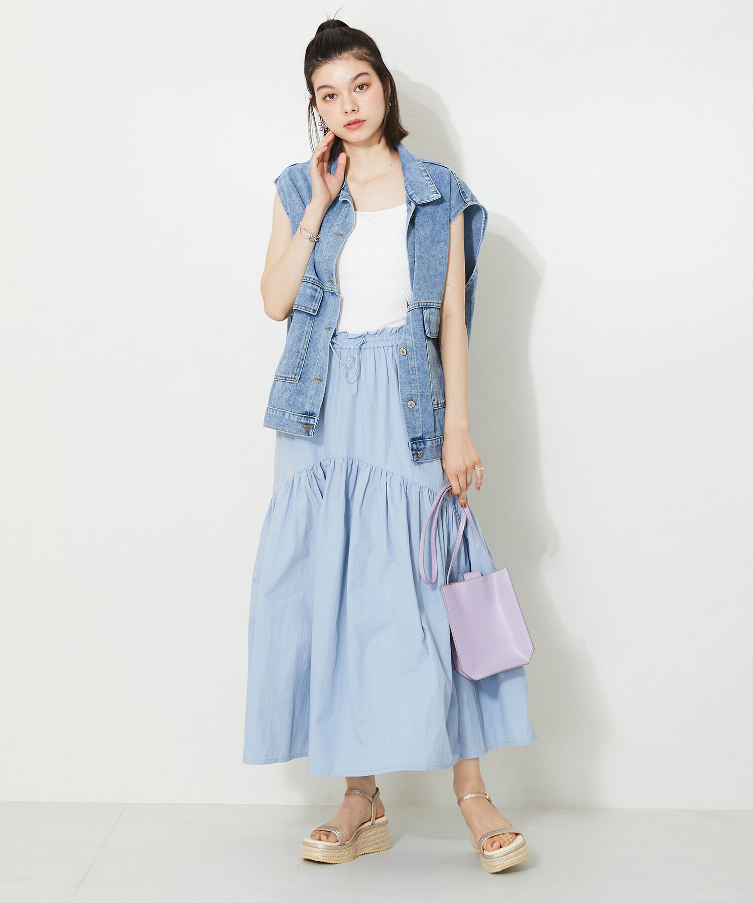 ORiental TRaffic「【アウトレット価格】厚底ジュートソールサンダル/41224 厚底 サンダル 人気 トレンド 売れてる」|サンダル|